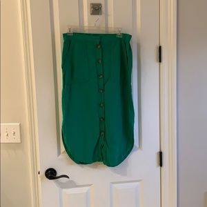 Green Anthropologie Skirt